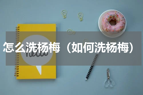 怎么洗杨梅（如何洗杨梅）