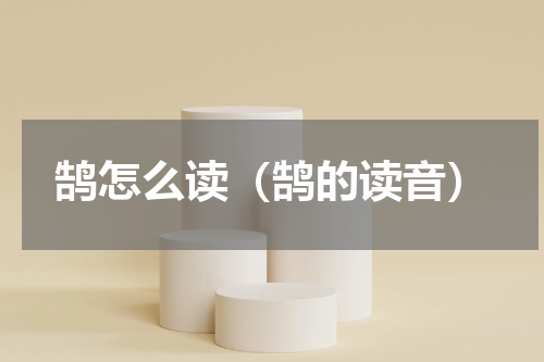 鹄怎么读（鹄的读音）