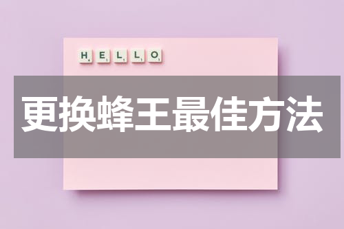 更换蜂王最佳方法