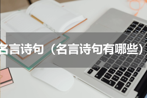 名言诗句（名言诗句有哪些）