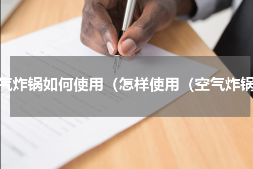 空气炸锅如何使用（怎样使用（空气炸锅）