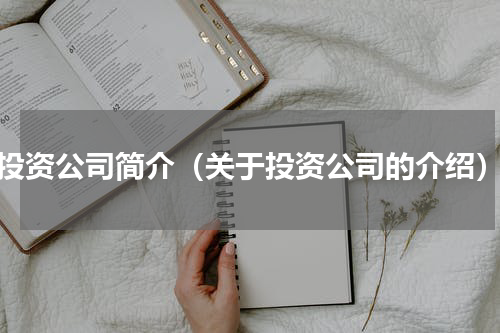 投资公司简介（关于投资公司的介绍）