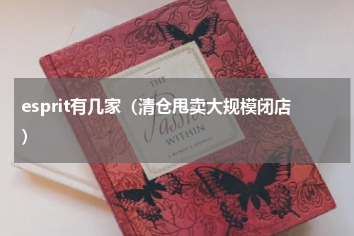 esprit有几家（清仓甩卖大规模闭店）