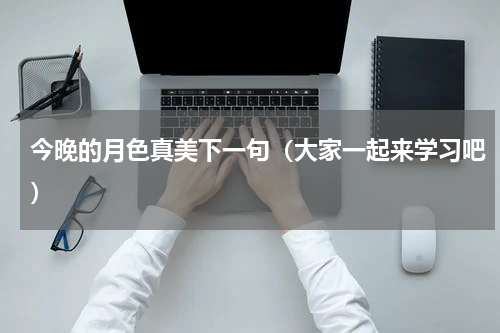 今晚的月色真美下一句（大家一起来学习吧）