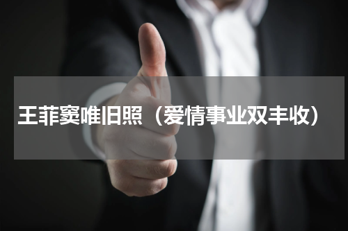 王菲窦唯旧照（爱情事业双丰收）