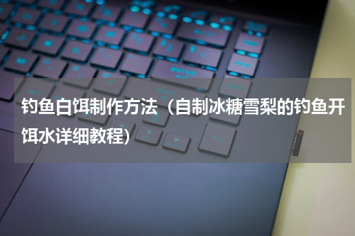 钓鱼白饵制作方法（自制冰糖雪梨的钓鱼开饵水详细教程）