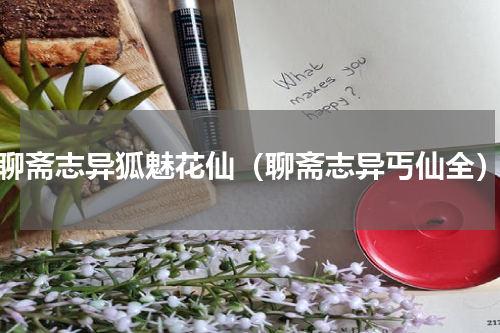 聊斋志异狐魅花仙（聊斋志异丐仙全）