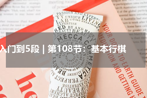 从入门到5段 | 第108节：基本行棋