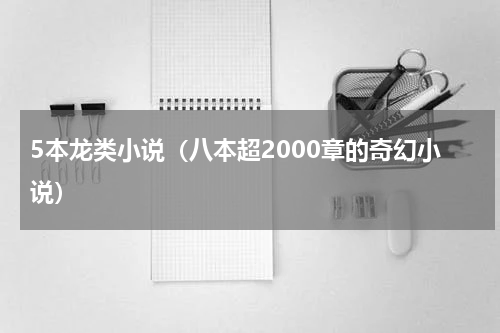 5本龙类小说（八本超2000章的奇幻小说）