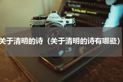 关于清明的诗（关于清明的诗有哪些）