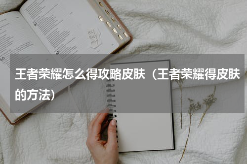 王者荣耀怎么得攻略皮肤（王者荣耀得皮肤的方法）