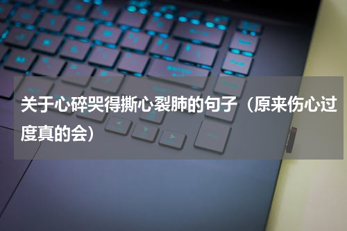 关于心碎哭得撕心裂肺的句子（原来伤心过度真的会）