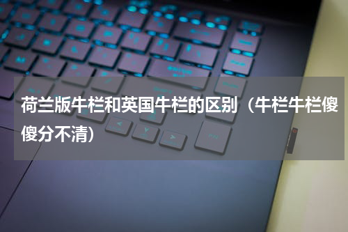 荷兰版牛栏和英国牛栏的区别（牛栏牛栏傻傻分不清）