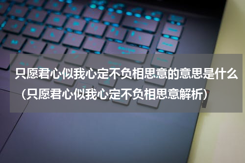 只愿君心似我心定不负相思意的意思是什么（只愿君心似我心定不负相思意解析）