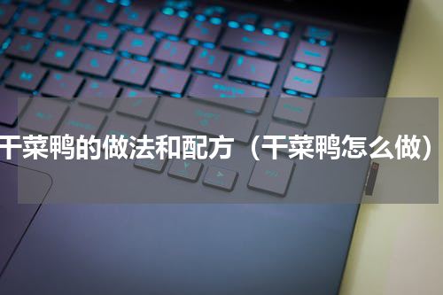 干菜鸭的做法和配方（干菜鸭怎么做）