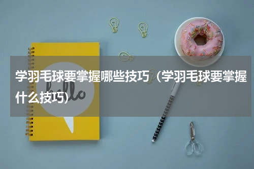 学羽毛球要掌握哪些技巧（学羽毛球要掌握什么技巧）