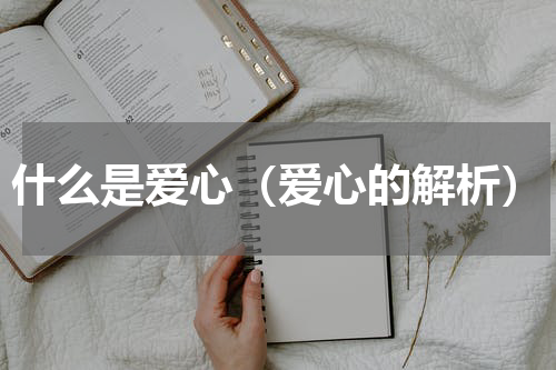 什么是爱心（爱心的解析）
