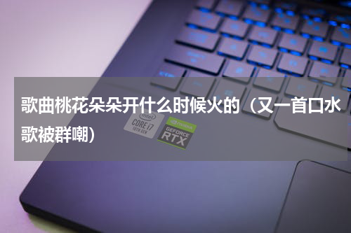 歌曲桃花朵朵开什么时候火的（又一首口水歌被群嘲）