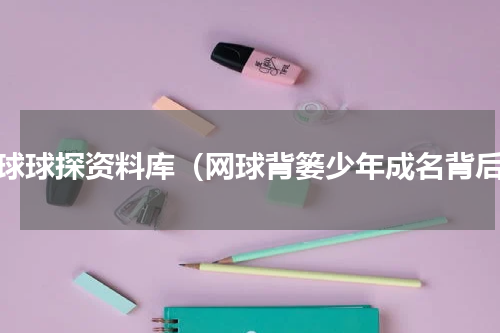 网球球探资料库（网球背篓少年成名背后）