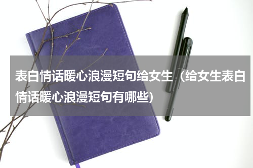 表白情话暖心浪漫短句给女生（给女生表白情话暖心浪漫短句有哪些）