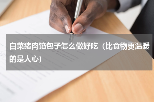 白菜猪肉馅包子怎么做好吃（比食物更温暖的是人心）