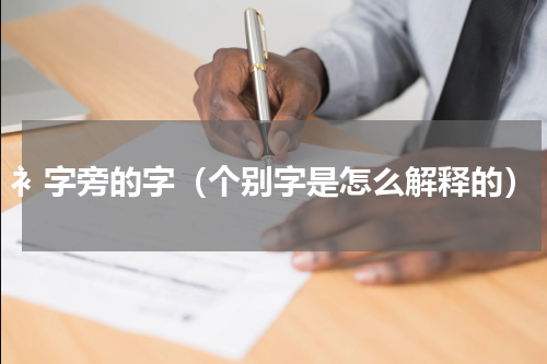 衤字旁的字（个别字是怎么解释的）