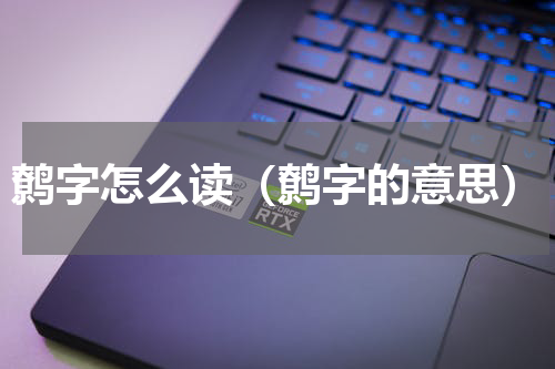 鹩字怎么读（鹩字的意思）
