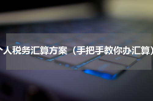个人税务汇算方案（手把手教你办汇算）