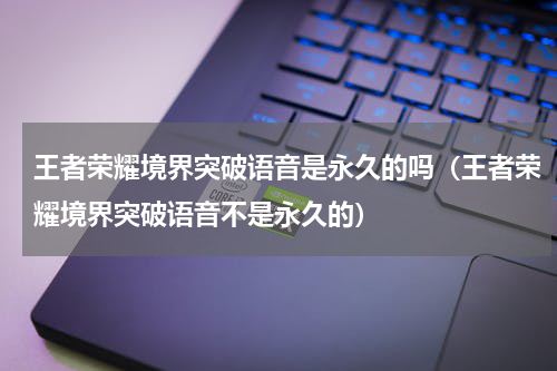 王者荣耀境界突破语音是永久的吗（王者荣耀境界突破语音不是永久的）