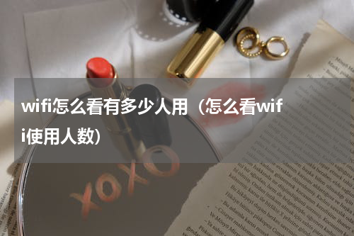 wifi怎么看有多少人用（怎么看wifi使用人数）