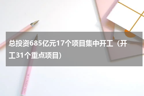 总投资685亿元17个项目集中开工（开工31个重点项目）