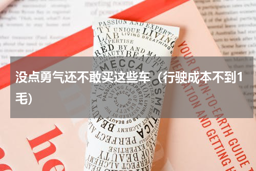 没点勇气还不敢买这些车（行驶成本不到1毛）