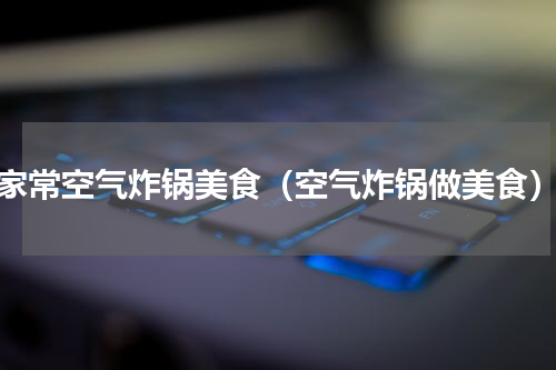 家常空气炸锅美食（空气炸锅做美食）
