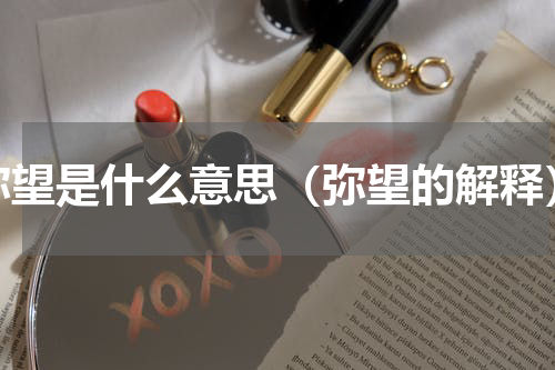 弥望是什么意思（弥望的解释）