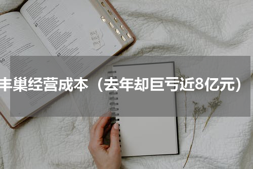 丰巢经营成本（去年却巨亏近8亿元）
