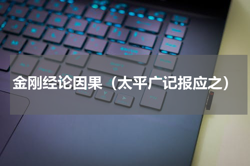 金刚经论因果（太平广记报应之）