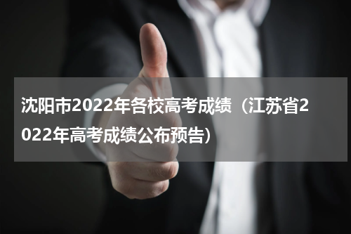 沈阳市2022年各校高考成绩（江苏省2022年高考成绩公布预告）