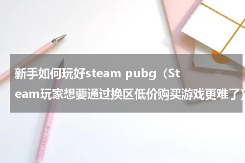 新手如何玩好steam pubg（Steam玩家想要通过换区低价购买游戏更难了）