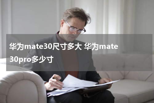 华为mate30尺寸多大 华为mate30pro多少寸
