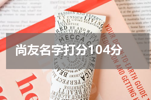 尚友名字打分104分