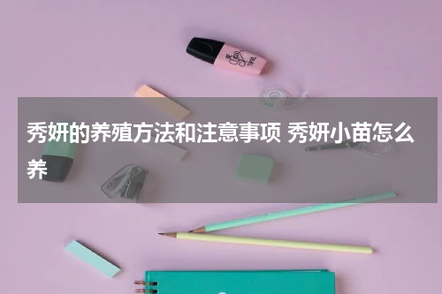 秀妍的养殖方法和注意事项 秀妍小苗怎么养