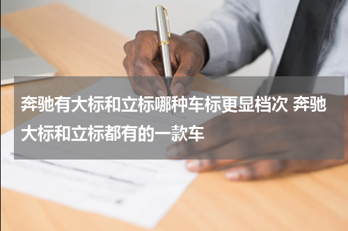 奔驰有大标和立标哪种车标更显档次 奔驰大标和立标都有的一款车