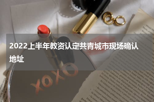 2022上半年教资认定共青城市现场确认地址