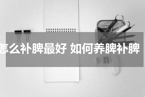 怎么补脾最好 如何养脾补脾
