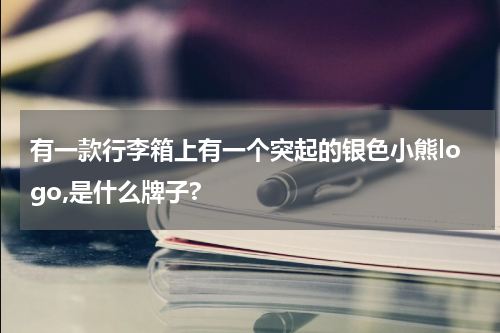 有一款行李箱上有一个突起的银色小熊logo,是什么牌子?