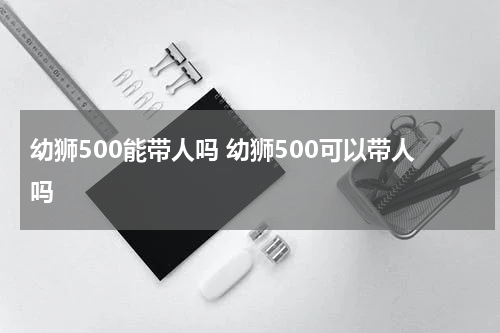 幼狮500能带人吗 幼狮500可以带人吗