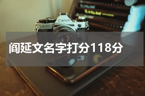阎延文名字打分118分