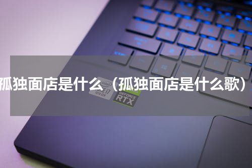 孤独面店是什么（孤独面店是什么歌）