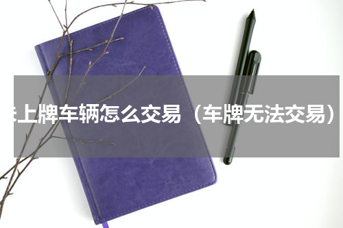 未上牌车辆怎么交易（车牌无法交易）