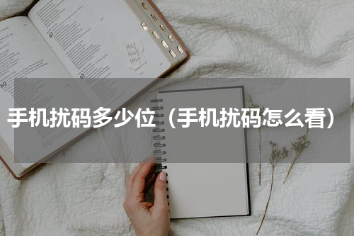 手机扰码多少位（手机扰码怎么看）